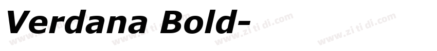 Verdana Bold字体转换 Verdana Bold字体转换